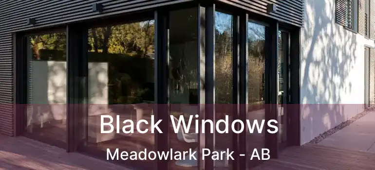  Black Windows Meadowlark Park - AB
