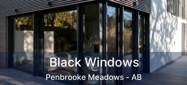  Black Windows Penbrooke Meadows - AB