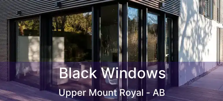  Black Windows Upper Mount Royal - AB