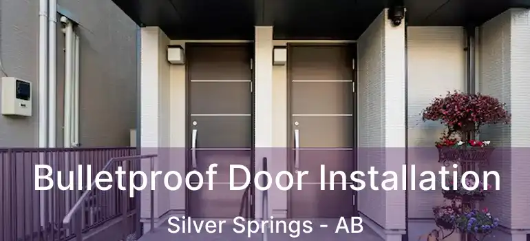  Bulletproof Door Installation Silver Springs - AB