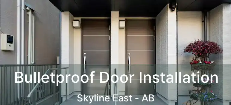  Bulletproof Door Installation Skyline East - AB