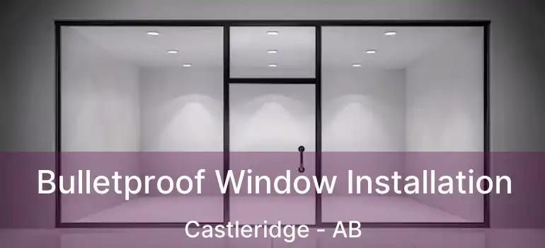  Bulletproof Window Installation Castleridge - AB