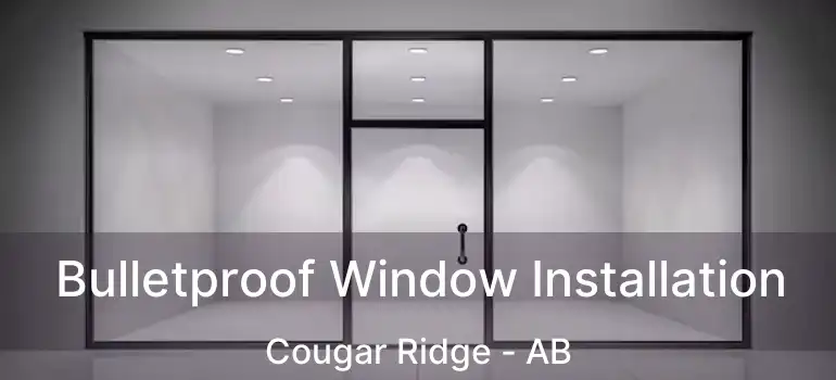  Bulletproof Window Installation Cougar Ridge - AB
