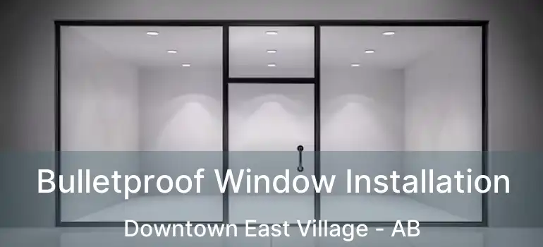  Bulletproof Window Installation Downtown East Village - AB