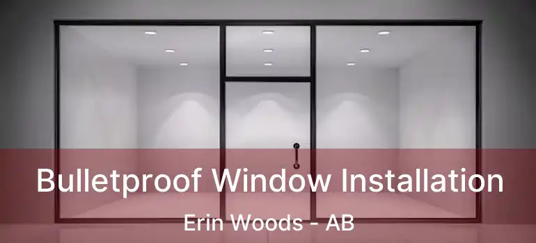  Bulletproof Window Installation Erin Woods - AB