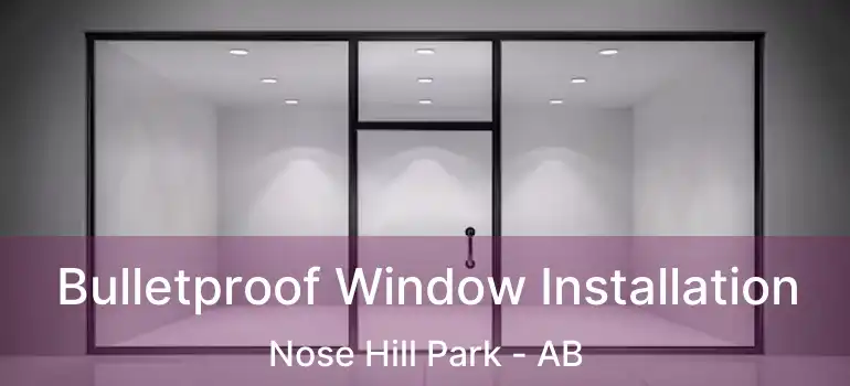  Bulletproof Window Installation Nose Hill Park - AB
