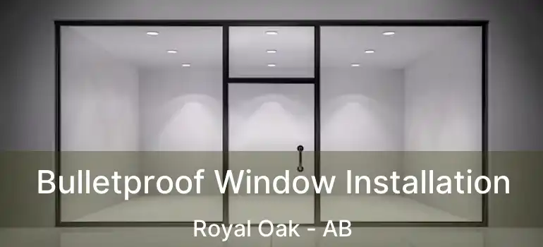  Bulletproof Window Installation Royal Oak - AB