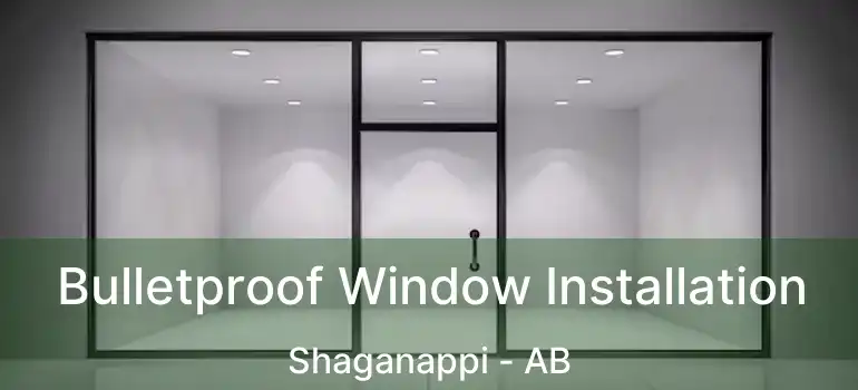  Bulletproof Window Installation Shaganappi - AB