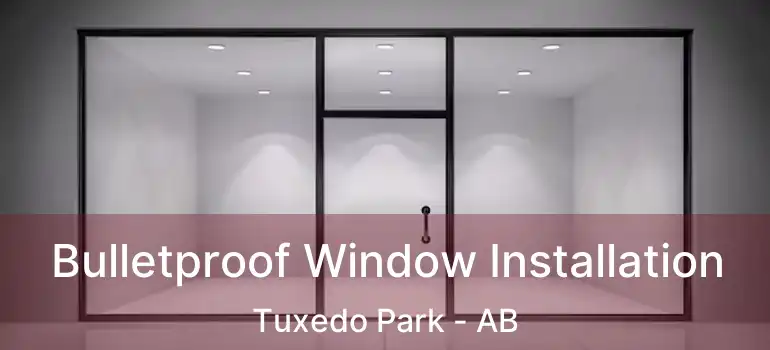  Bulletproof Window Installation Tuxedo Park - AB
