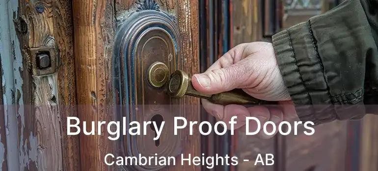  Burglary Proof Doors Cambrian Heights - AB