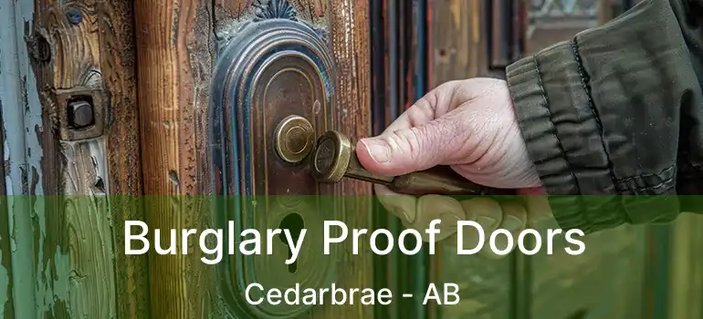  Burglary Proof Doors Cedarbrae - AB
