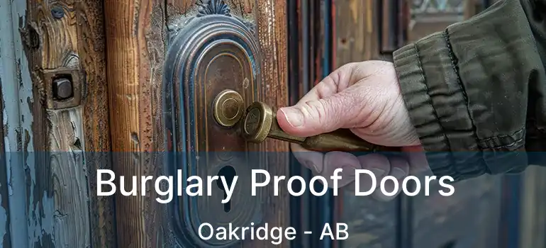  Burglary Proof Doors Oakridge - AB