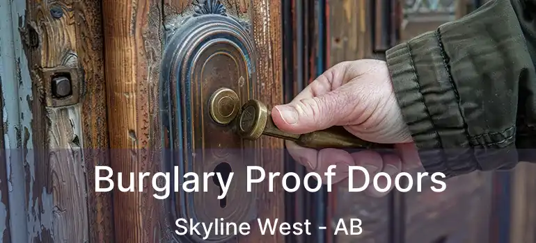  Burglary Proof Doors Skyline West - AB