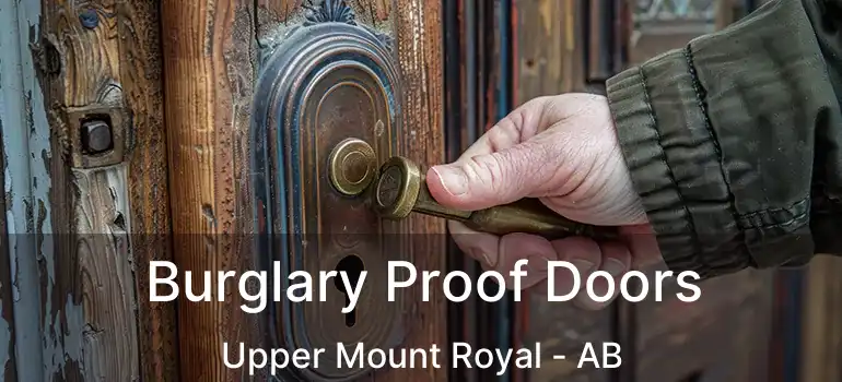  Burglary Proof Doors Upper Mount Royal - AB