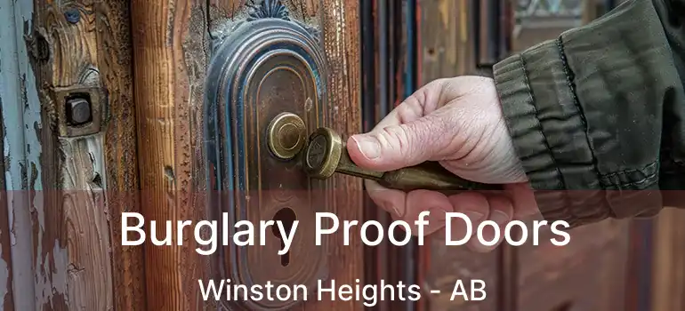  Burglary Proof Doors Winston Heights - AB
