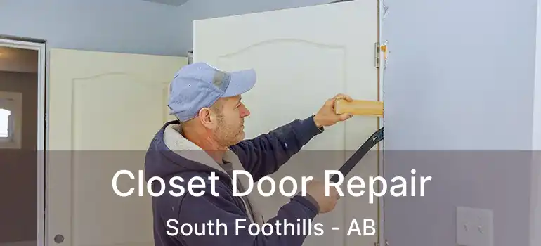  Closet Door Repair South Foothills - AB
