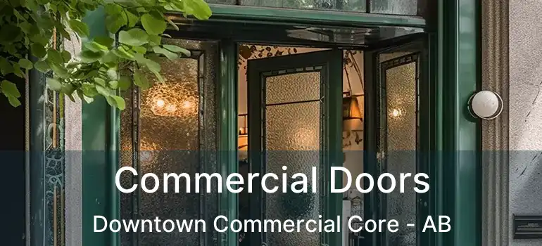  Commercial Doors Downtown Commercial Core - AB
