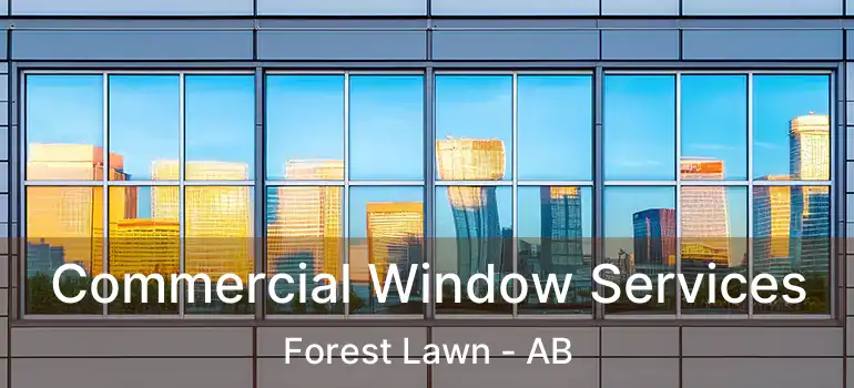  Commercial Window Services Forest Lawn - AB