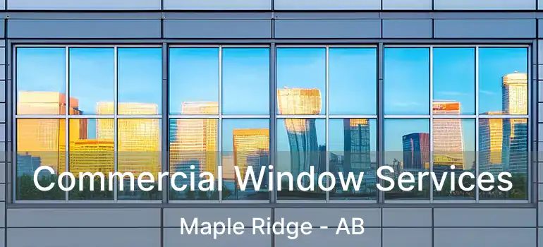  Commercial Window Services Maple Ridge - AB