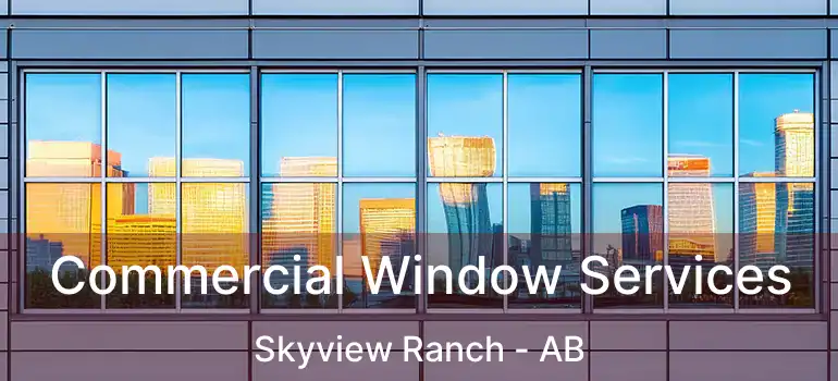  Commercial Window Services Skyview Ranch - AB