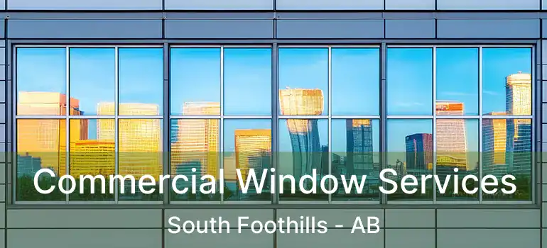  Commercial Window Services South Foothills - AB