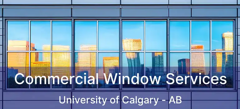  Commercial Window Services University of Calgary - AB