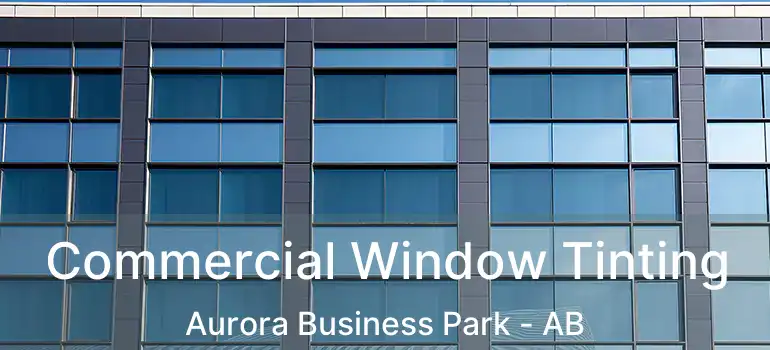  Commercial Window Tinting Aurora Business Park - AB