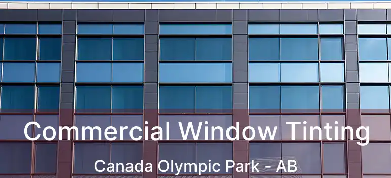  Commercial Window Tinting Canada Olympic Park - AB