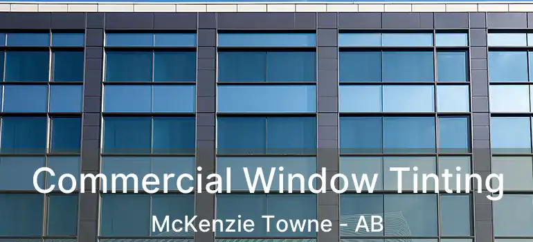  Commercial Window Tinting McKenzie Towne - AB