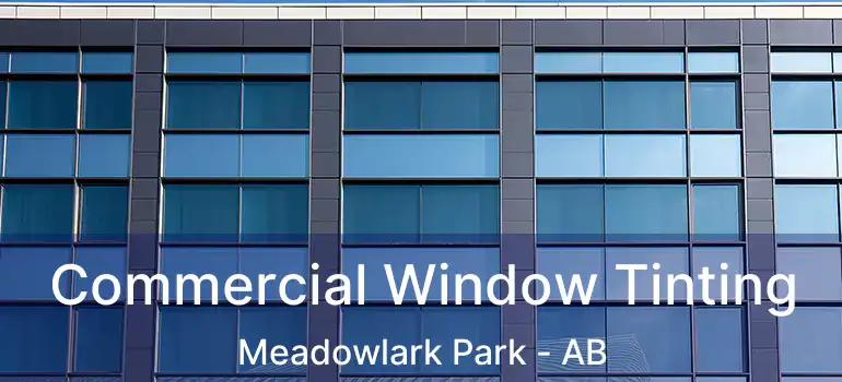 Commercial Window Tinting Meadowlark Park - AB