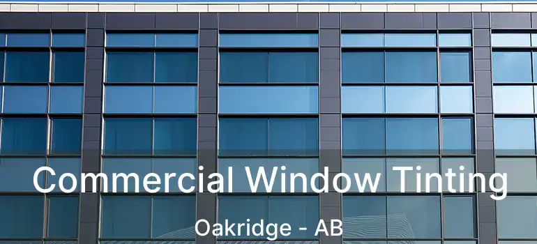  Commercial Window Tinting Oakridge - AB