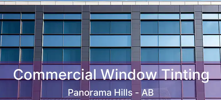  Commercial Window Tinting Panorama Hills - AB