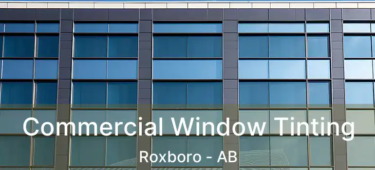  Commercial Window Tinting Roxboro - AB