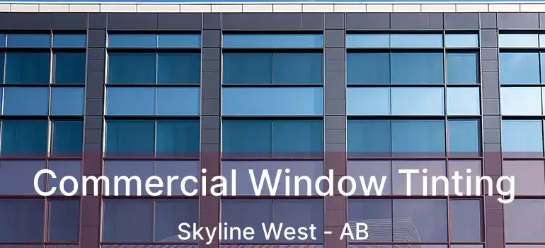  Commercial Window Tinting Skyline West - AB