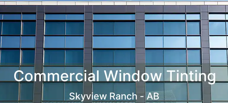  Commercial Window Tinting Skyview Ranch - AB