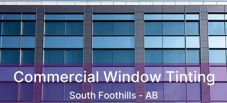  Commercial Window Tinting South Foothills - AB