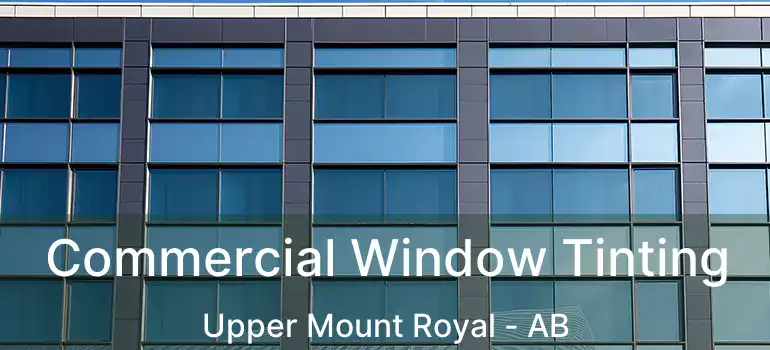  Commercial Window Tinting Upper Mount Royal - AB