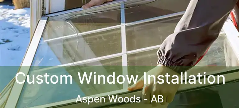  Custom Window Installation Aspen Woods - AB