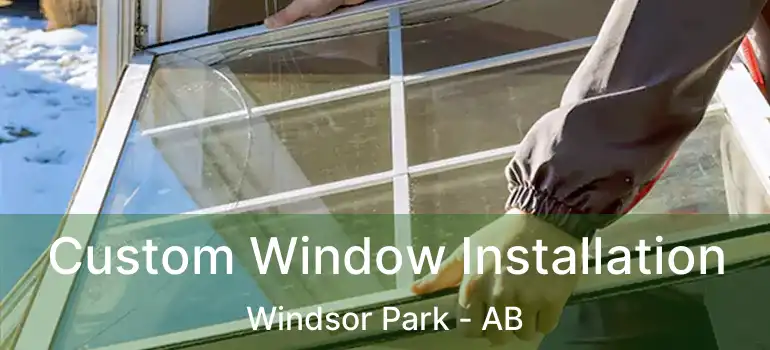  Custom Window Installation Windsor Park - AB