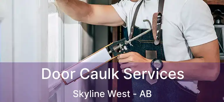  Door Caulk Services Skyline West - AB
