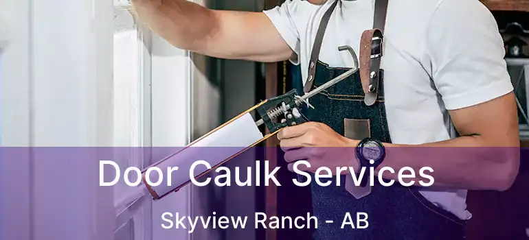  Door Caulk Services Skyview Ranch - AB