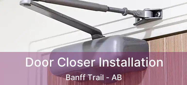  Door Closer Installation Banff Trail - AB