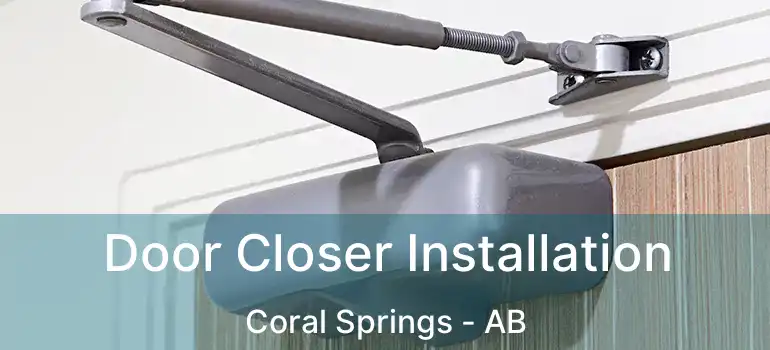  Door Closer Installation Coral Springs - AB