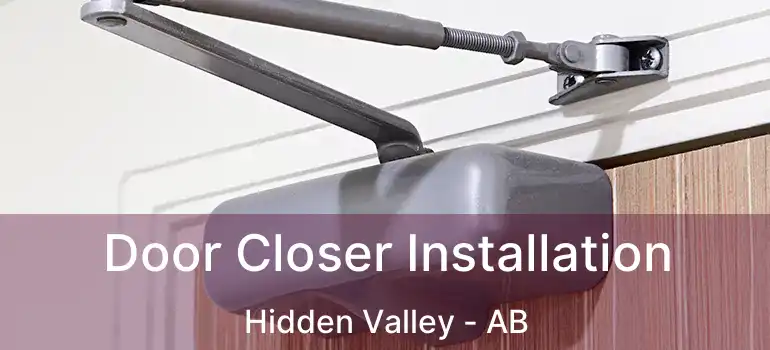  Door Closer Installation Hidden Valley - AB