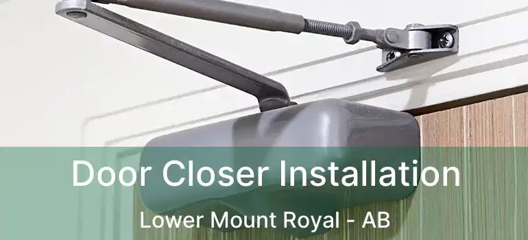  Door Closer Installation Lower Mount Royal - AB