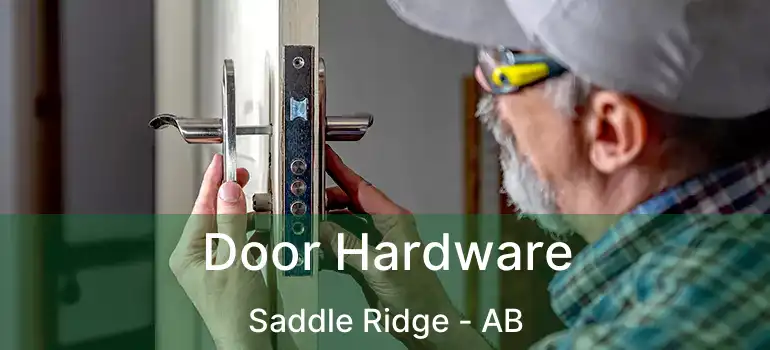  Door Hardware Saddle Ridge - AB