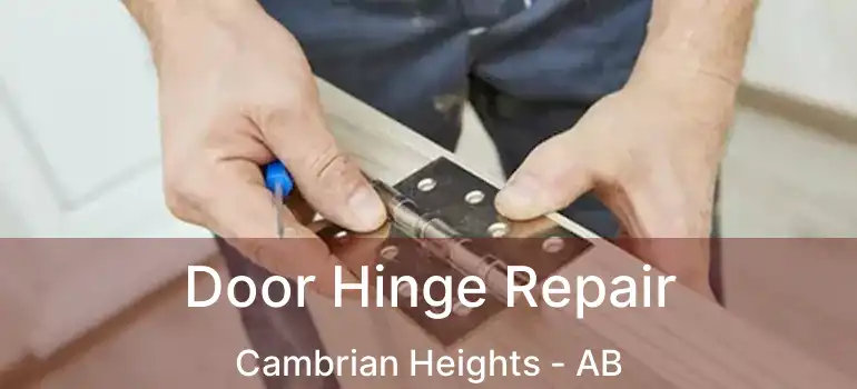  Door Hinge Repair Cambrian Heights - AB