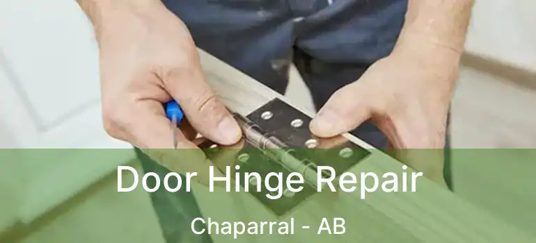  Door Hinge Repair Chaparral - AB