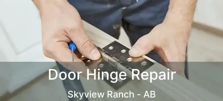  Door Hinge Repair Skyview Ranch - AB