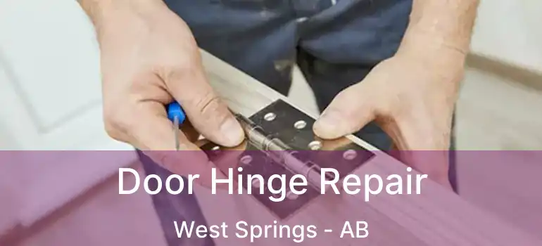  Door Hinge Repair West Springs - AB
